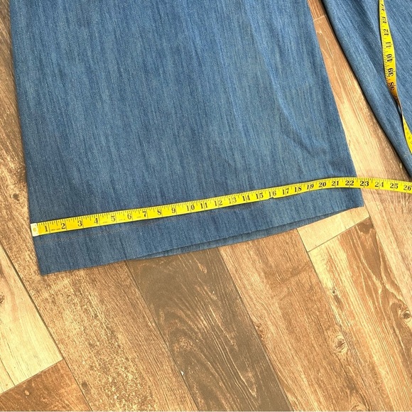 Palmer Harding Blue Denim Wide Leg Gratitude Trousers Size 12 NWT - Picture 8 of 12